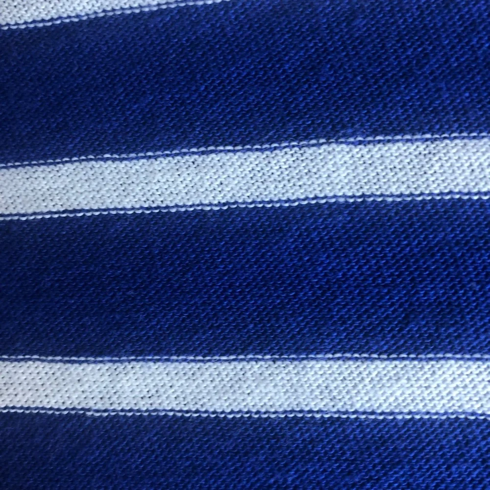 J. Crew Royal Blue & White Striped Top